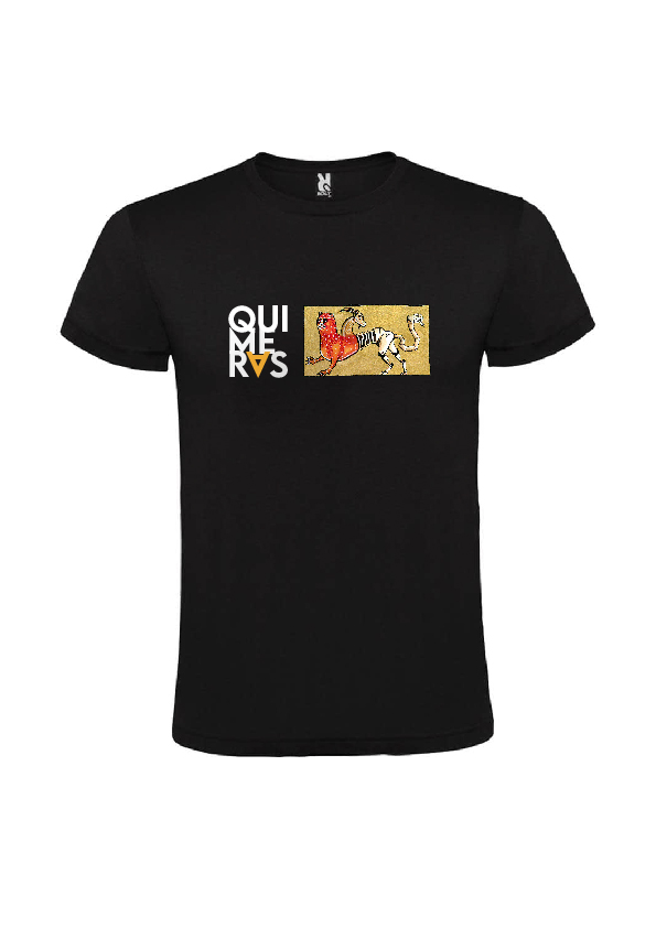 Camiseta del festival Quimeras de color negro